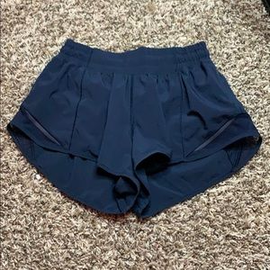Lulu Lemon Navy Shorts Size 4